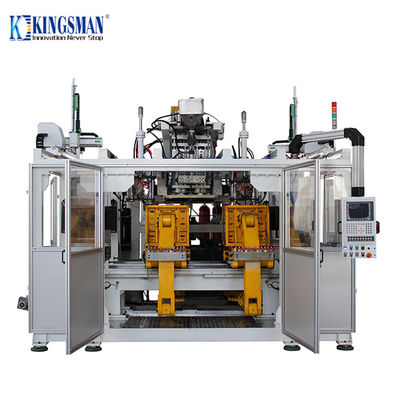 kaufen Doppelte Stations-Blasen-Hochgeschwindigkeitsmaschine, Benzinkanister-Blasformen-Maschine online manufacture