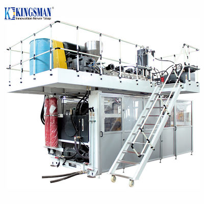 kaufen Hohle hohe Leistungsfähigkeit der Doule-Schicht-Plastiktrommel-Blasformen-Maschinen-100L 160L online manufacture